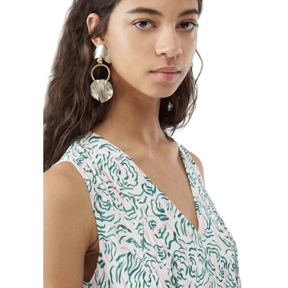 3.1 Phillip Lim Stitched Hem High Low Dress in Green 0 Womens - Picture 5 of 13